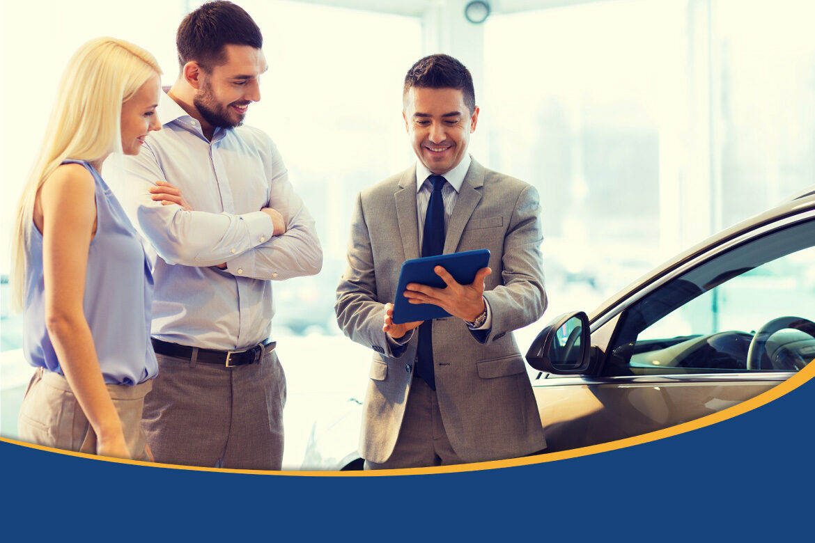 Buying Car Online vs Dealership Graphic