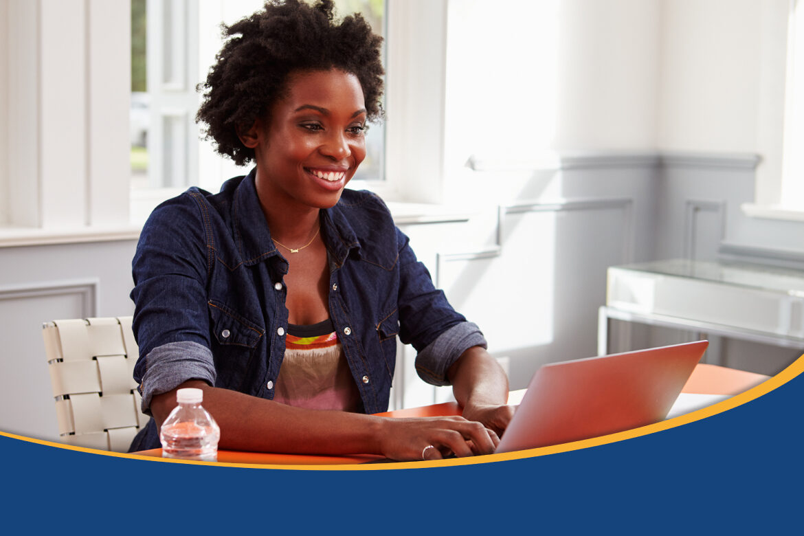 How to Stay Productive While Working from Home Graphic